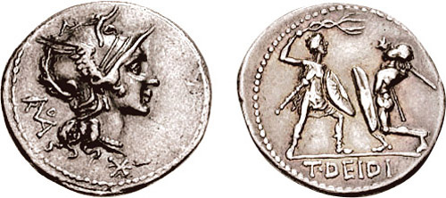 didia roman coin denarius